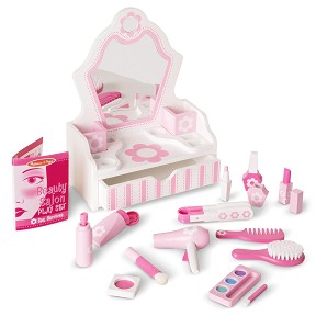 Детска дървена тоалетка Melissa & Doug - С аксесоари
