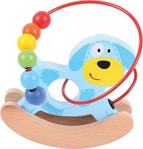 Дървено кученце с лабиринт Bigjigs Toys — BB073