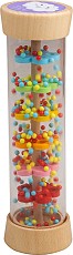 Дървена дрънкалка Bigjigs Toys - Дъжд — BB650