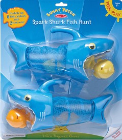 Ловуващи акули - Комплект играчки за баня — Melissa & Doug