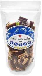 Дентални лакомства за кучета Perrito - 400 г, с патешко и риба