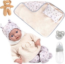 Кукла бебе Reborn Bayer Design - С височина 38 cm — 93827AN