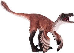 Фигура на динозавър Троодон Mojo - С подвижна челюст от серията Prehistoric and Extinct — 387389