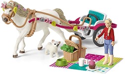 Фигурки за игра Карета за Конно шоу - Schleich - От серията Horse Club — 42467