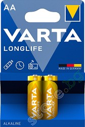 Батерия AA - Алкална (LR6) - 2 ÷ 6 броя от серията Longlife - батерия