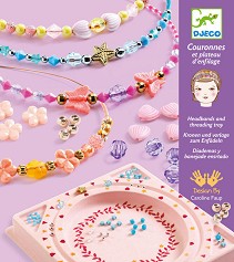 Направи сама Djeco - Пъстри диадеми - Творчески комплект — DJ09837