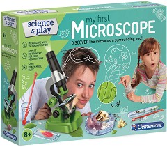 Моят първи микроскоп - Clementoni - Образователнен комплект от серията Clementoni: Science
