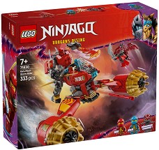 LEGO Ninjago - Робот и буреносния ездач на Кай - Детски конструктор — 71830