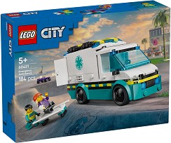 LEGO City - Линейка за спешна помощ - Детски конструктор — 60451