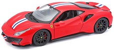 Ferrari 488 - Метална количка с мащаб 1:24 — Bburago