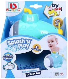 Подводница с прожектор Bburago - Играчка за баня със светлина от серията Junior — 16/89001