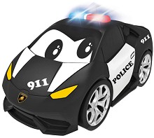 Полицейска количка Bburago Lamborghini - Със звук и светлина от серията Junior