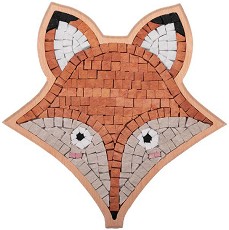 Каменна мозайка Лисица - Neptune Mosaic - С размери 21 х 20 cm