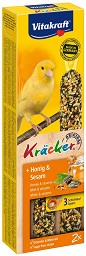 Крекери за канарчета Vitakraft - 2 броя, с мед и сусам