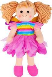Парцалена кукла Клоуи - Bigjigs Toys - С височина 30 cm — BJD055