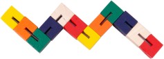 Детска дървена змия Bigjigs Toys — BJ949