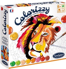 Оцветявай по номера - Савана - Творчески комплект с акрилни бои от серията Colorizzy — Sentosphere 4500