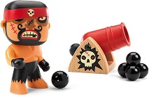 Фигурка на пират Djeco - Рик с оръдие - От серията Arty Toys — DJ06834
