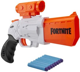 Nerf - Fortnite SR Blaster - Бластер с 8 стрелички на тема Fortnite — E9391