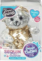 Плюшено Мечето Спаркъл - С аксесоар от серията Sequin Cuties — 20622