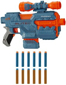 Nerf - Elite 2.0 Phoenix CS6 - Бластер с 12 стрелички — E9961