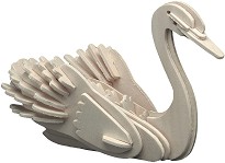 Лебед - Дървен 3D пъзел — Pebaro 852 4