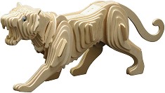 Тигър - Дървен 3D пъзел — Pebaro 859 1