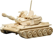 Танк - Panzer - Дървен 3D пъзел — Pebaro 862