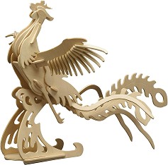 Феникс - Дървен 3D пъзел — Pebaro 871 2