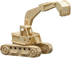 Багер - Дървен 3D пъзел — Pebaro 863 7