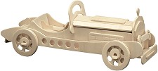 Автобомил - Mercedes SSKL - Дървен 3D пъзел — Pebaro 865 2