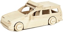 Полицейска кола - Дървен 3D пъзел — Pebaro 851 3