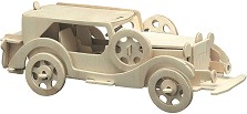 Ретро Ford V8 - Дървен 3D пъзел — Pebaro 865 1