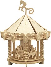 Въртележка - Дървен 3D пъзел — Pebaro 870 2