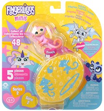 2 фигурки изненада WowWee - Маймунката Пийч - С аксесоари от серията Fingerlings — 3795