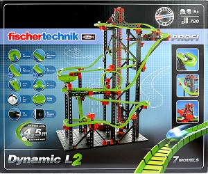 Сглобяема писта за топчета Fischertechnik - Dynamic L2 - От серията Profi — 536621