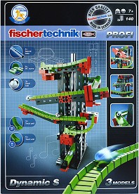Сглобяема писта за топчета Fischertechnik - Dynamic S - От серията Profi — 536620