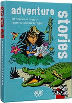 Black Stories Junior - Adventure Stories - Комплект карти за игра - Black Stories Junior: Adventure Stories — Simetro books 0095-0220