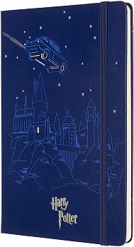 Тефтер Moleskine Flying Car - 13 × 21 см, с широки редове