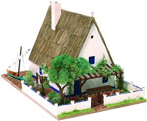 Рибарска къща - Albufera - Сглобяем модел от истински тухлички — Domus Kits 40960