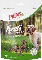 Натурални лакомства за кучета Prins - 120 г, с патешко, от серията Treats