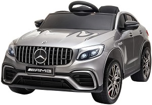 Детска акумулаторна кола Mercedes GLC 63 S AMG Metallic - Moni - Комплект с дистанционно управление