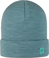  Buff Merino Heavyweight Beanie Solid Pool -    - 