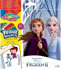 Направи сам магнити Colorino Kids - Замръзналото кралство - Творчески комплект — 91079