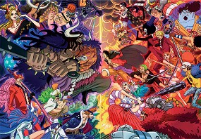 One Piece - Пъзел от 1000 части — Clementoni 39922