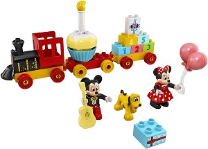 LEGO Duplo - Влак за рождения ден на Мини и Мики Маус - Детски конструктор — 10941