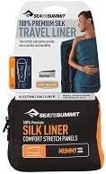     Sea to Summit Premium Silk Travel Liner Mummy w/ Hood - 210 x 95 cm - 