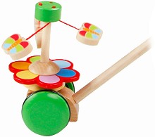 Дървена играчка за бутане - Пролет — Smart Baby ACT160-2