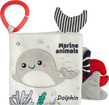 Мека книжка Sensillo Dolphin - От серията Black & White