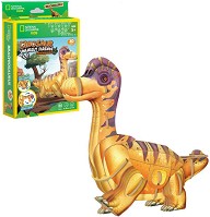 Брахиозавър - 3D пъзел от 54 части от колекцията National Geographic Kids — CubicFun